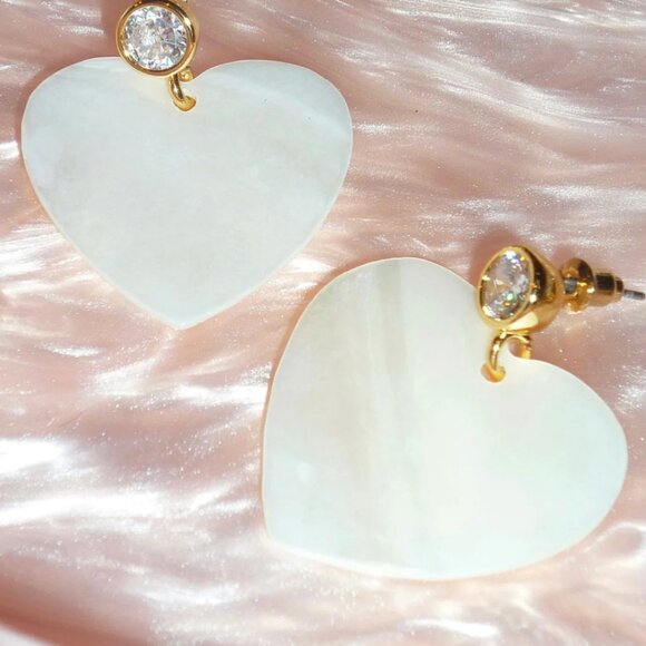 Frasier Sterling - St. Barths Heart Earrings - Picture 2 of 3